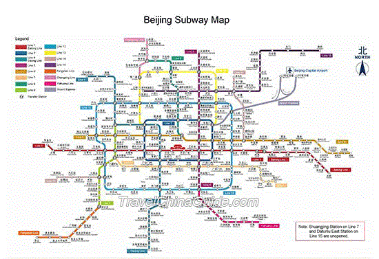Beijing Subway Map 2018